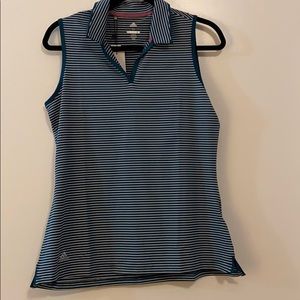 Adidas Golf Striped Tank Top Ultimate 365 NWT